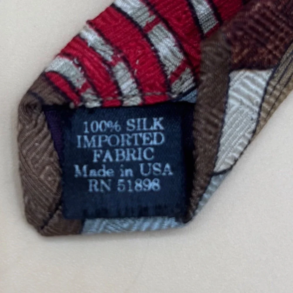 Tango by Max Raab Necktie Mens OS Green Vintage Golf Scene Silk Excellent Preppy